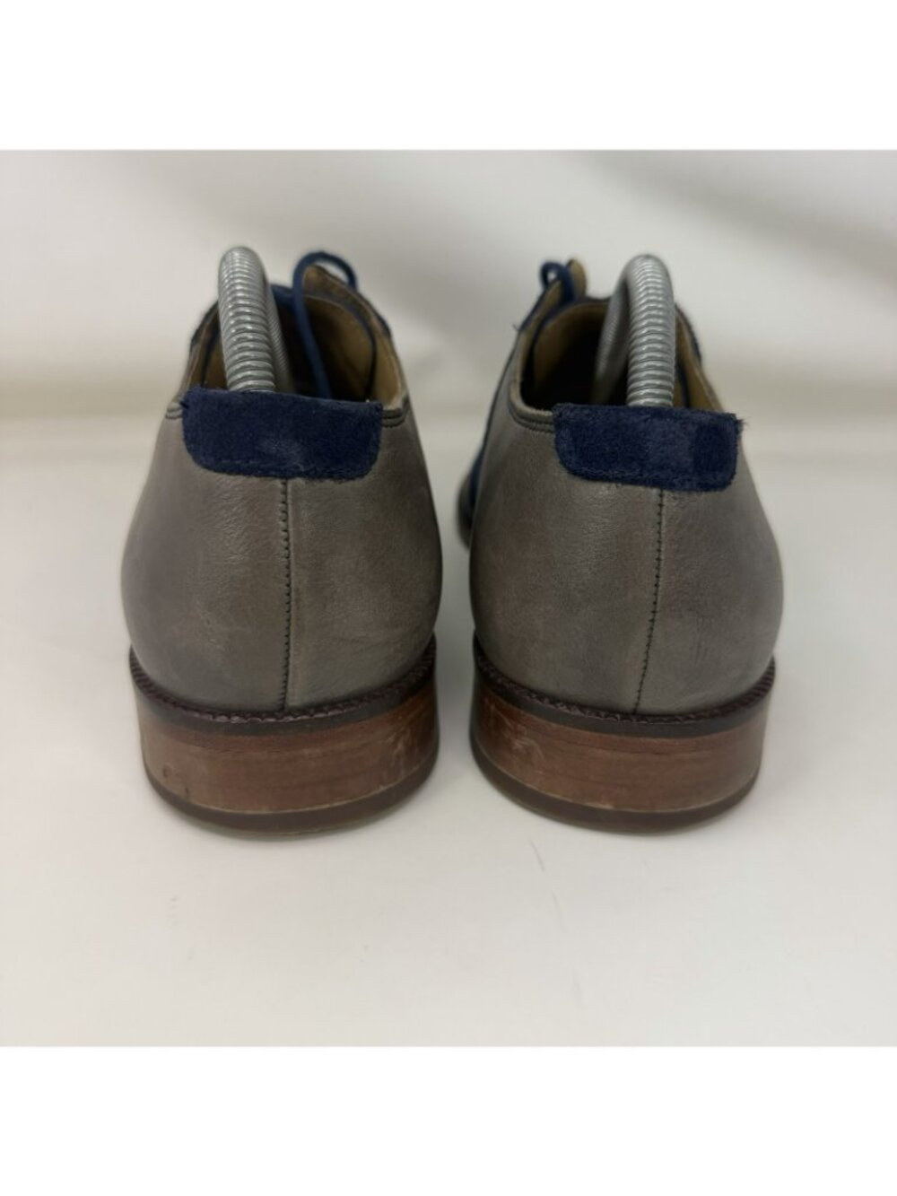 Cole Haan Saddle Oxford Shoes Gray Blue Men's Size 7.5 M - Picture 4 of 7